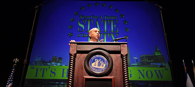 Booker Delivers ‘State of the City’ Amid Protests and Walk-Outs