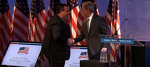 Christie Appears as Featured Speaker for George W. Bush Center