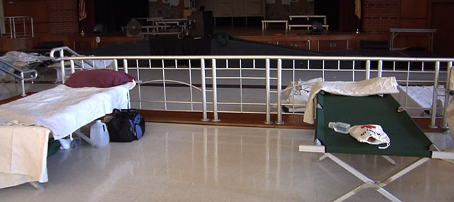 Atlantic County Residents at Shelter Wait to Return Home