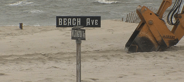 Cape May Wakes Up to Wind and Sand