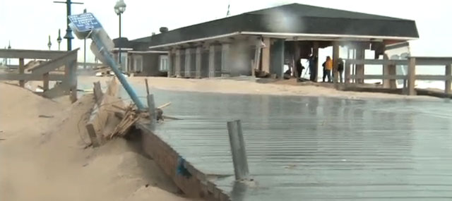 Seaside Communities Hit By Sandy Prepare for Nor’easter