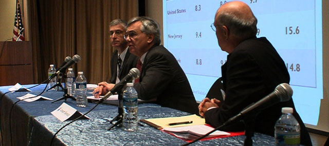 Sandy Headlines Economic Forum in Trenton