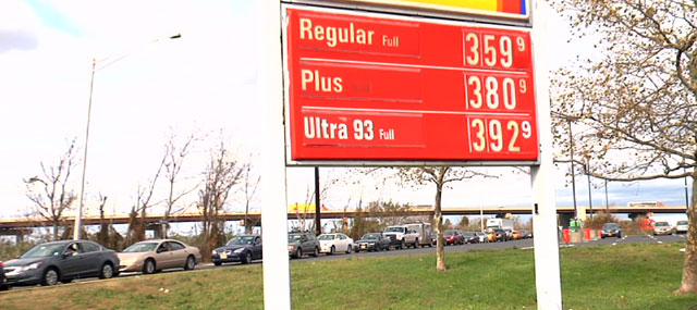 Waits for Gas Increase as Sandy Cleanup Begins