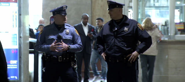 Increased Police Presence But Few Jangled Nerves at Newark Penn Station