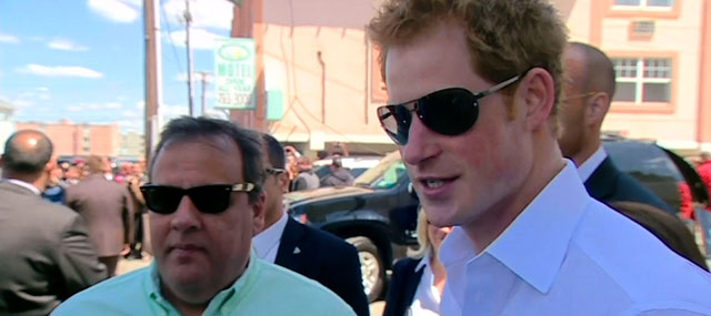 Prince Harry Greeted With Cheers and Gratitude at the Jersey Shore