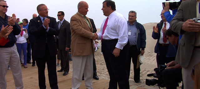 Christie Helps Celebrate Opening of New Boardwalk in Lavallette