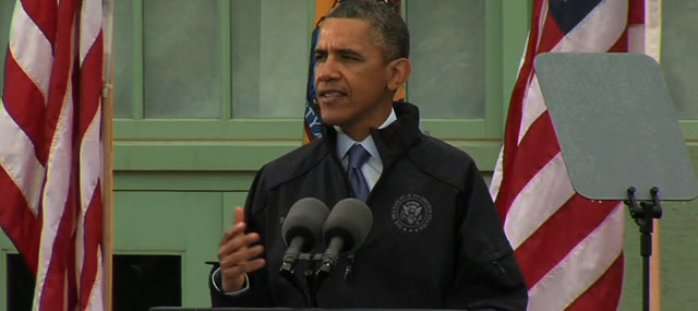 Politicians, Residents Listen to President Obama in Asbury Park