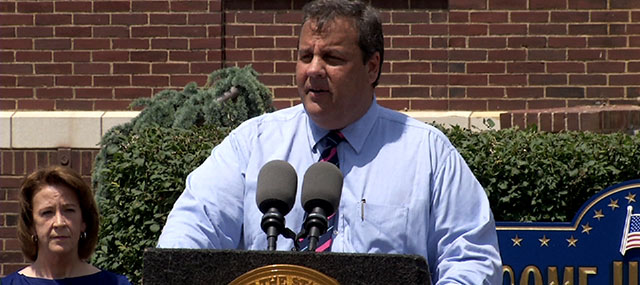 Christie Advises Homeowners to Sign Easements, Tours Sayreville with Bon Jovi