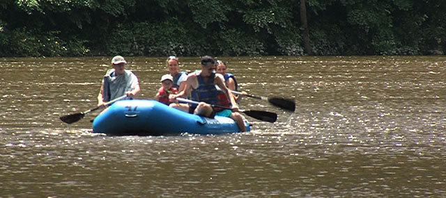 High Water Can Be Dangerous for Water Activities in Delaware River