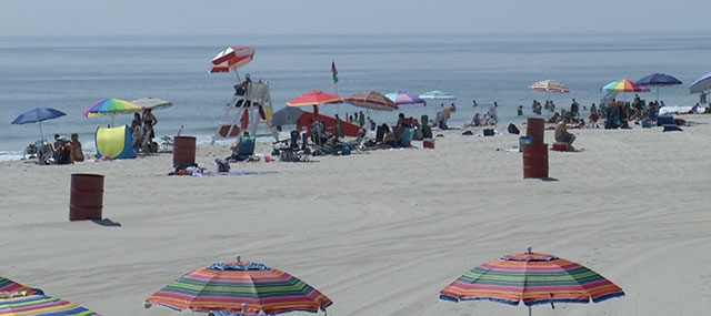 People Flock to Jersey Shore to Escape Continued Heat Wave