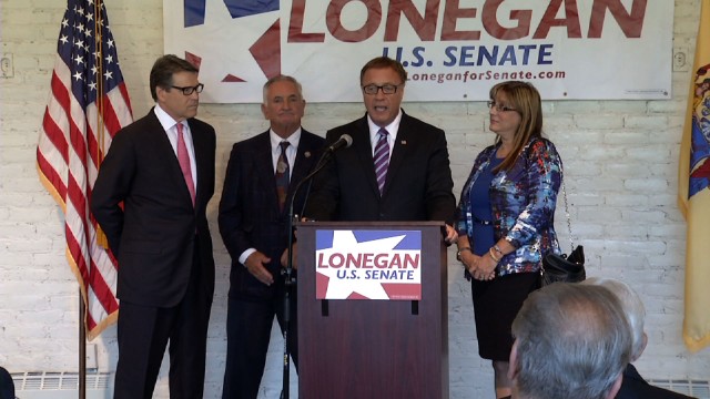 Texas Gov. Rick Perry Campaigns with U.S. Senate Candidate Steve Lonegan