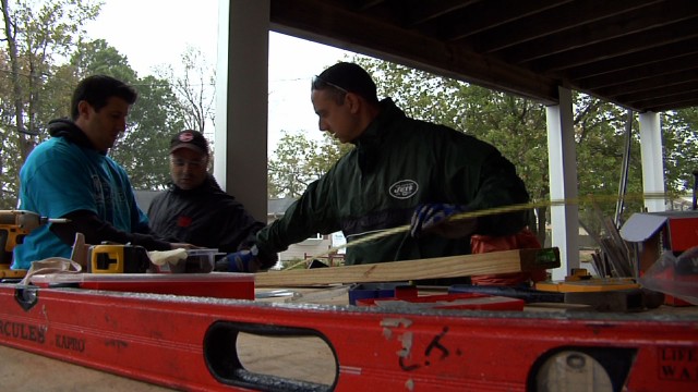 Volunteers Help Sandy Victims Rebuild Damaged Homes