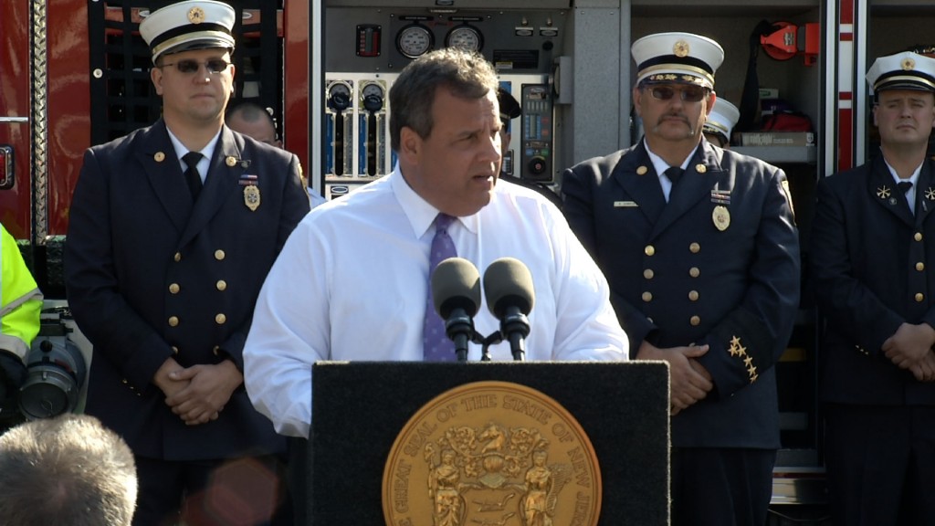 Gov. Christie Visits Sites Hit By Sandy on One-Year Anniversary