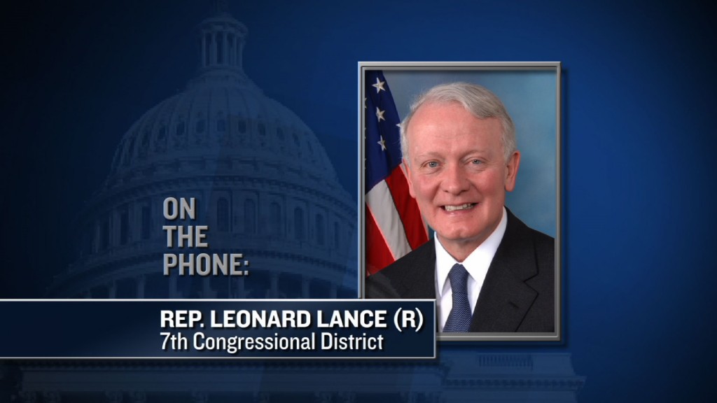 Rep. Lance Says Obama Needs to Address Heatlh Care Website Issues
