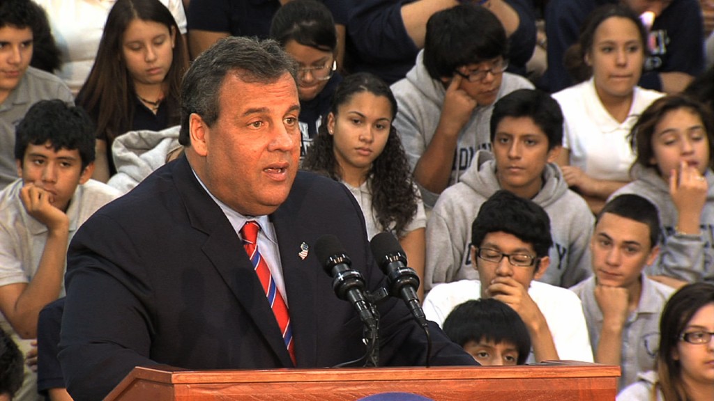Christie Visits Union City Day After Reelection Victory
