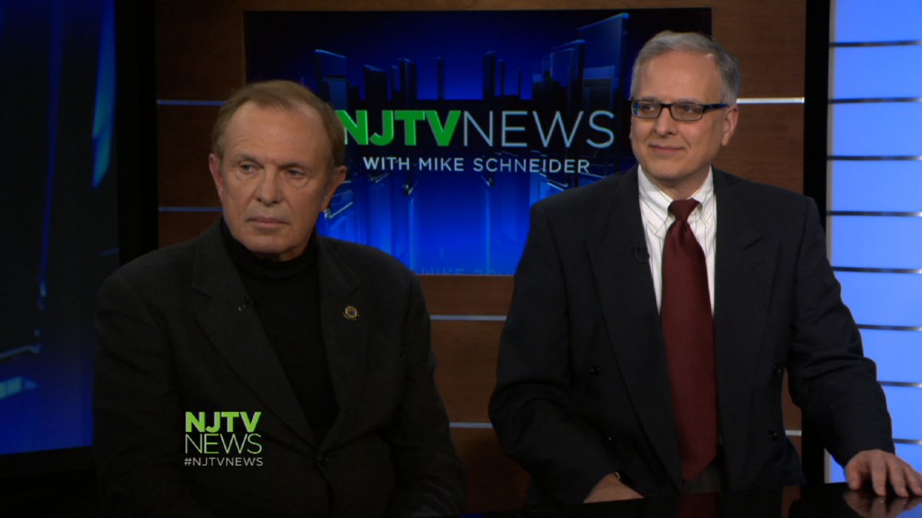 Sen. Lesniak and Murray Disscuss GWB Lane Closure Controversy