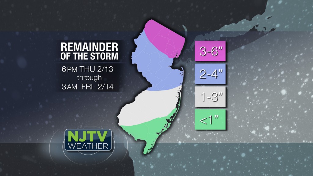WINTER STORM: Break From Snow, But More Expected