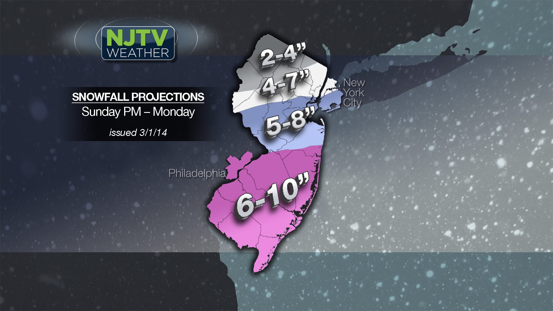 NJTV Weather: Snow Expected to Be Heaviest for South Jersey | NJ ...