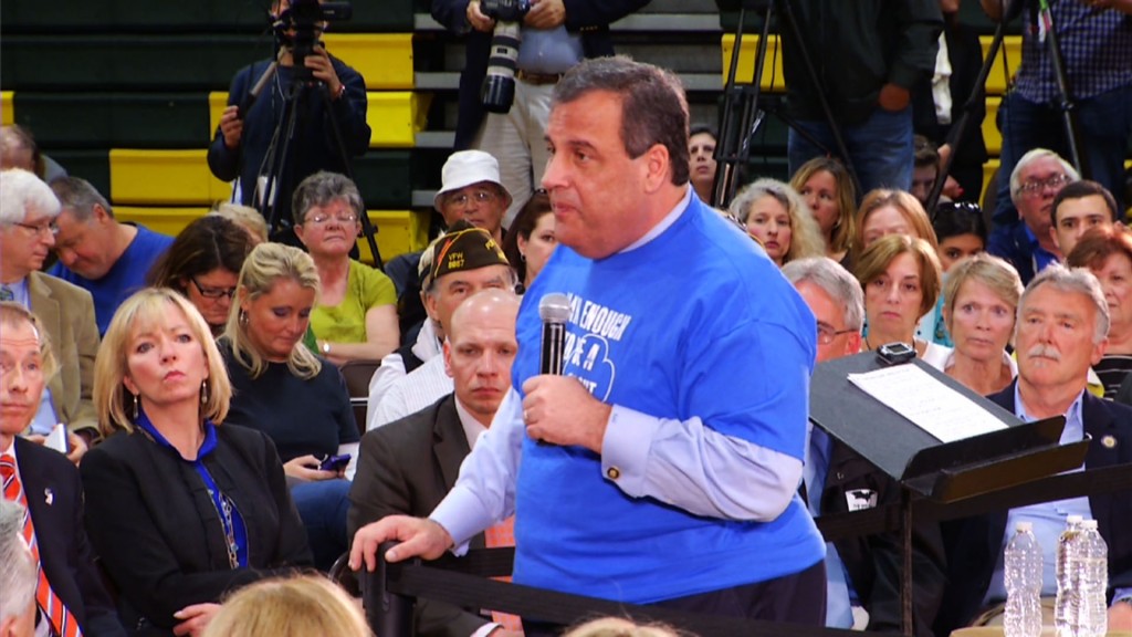 Christie Addresses GWB at Brick Town Hall