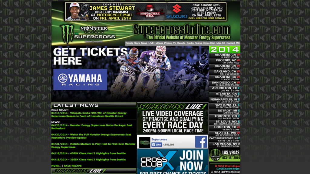 Meadowlands to Host AMA Supercross Event
