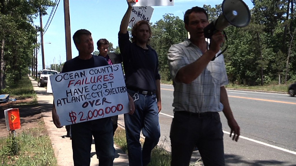 Protesters Call for More Homeless Services as Lakewood Tent City Demolished