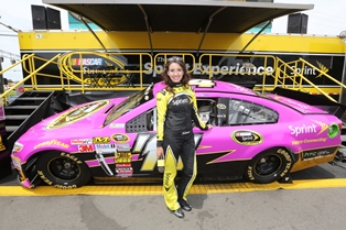 Former Miss New Jersey Becomes NASCAR Fans’ Friend on the Inside