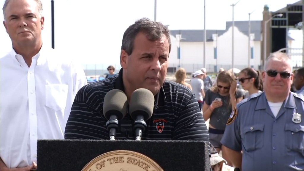 Christie Talks Water Quality, AC Climate in Asbury Park