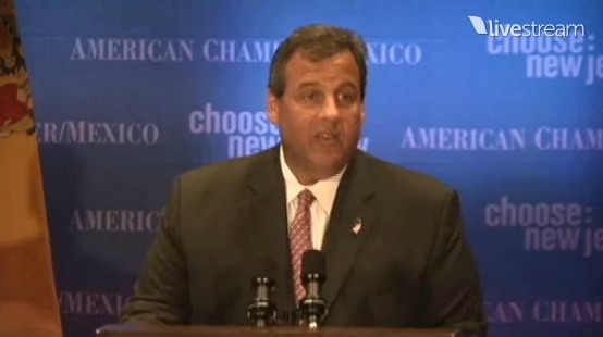 Christie Gives Remarks in Mexico
