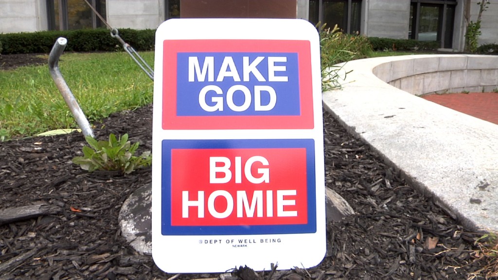 Artist’s ‘Happy Street Signs’ Aim to Curb Violence in Newark