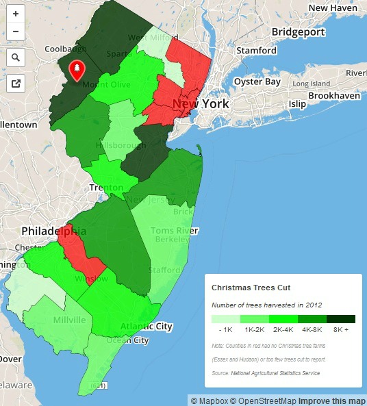 NJ’s Christmas Tree Farms Unboughed by Small Acreage, Decline in Numbers