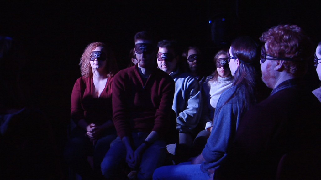 There’s No Peeking in Blindfolded Theater Experience