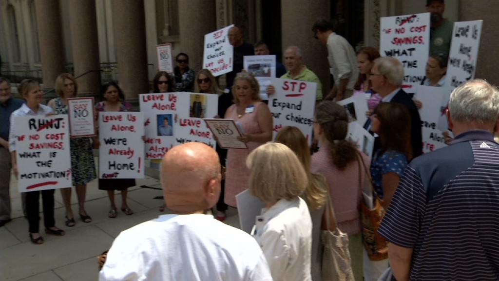 Families of Disabled Protest Return Home NJ