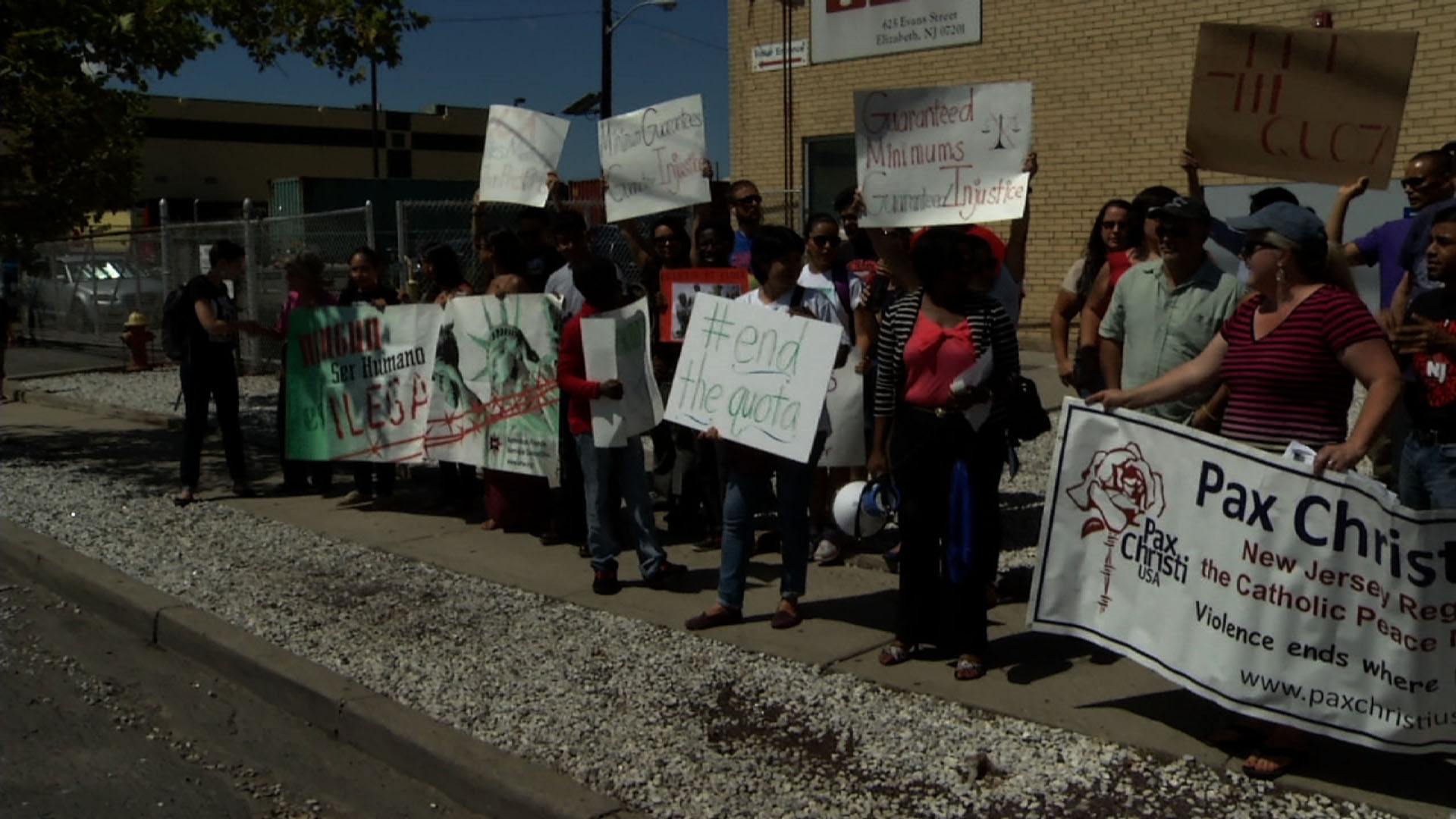 Protesters Rally Against Immigration Detention Quotas | Video | NJ ...