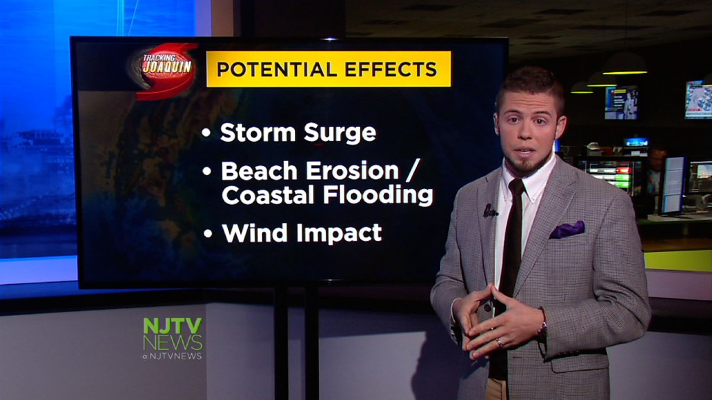 NJTV News Weather: Joaquin Could Bring Strong Winds and Storm Surge