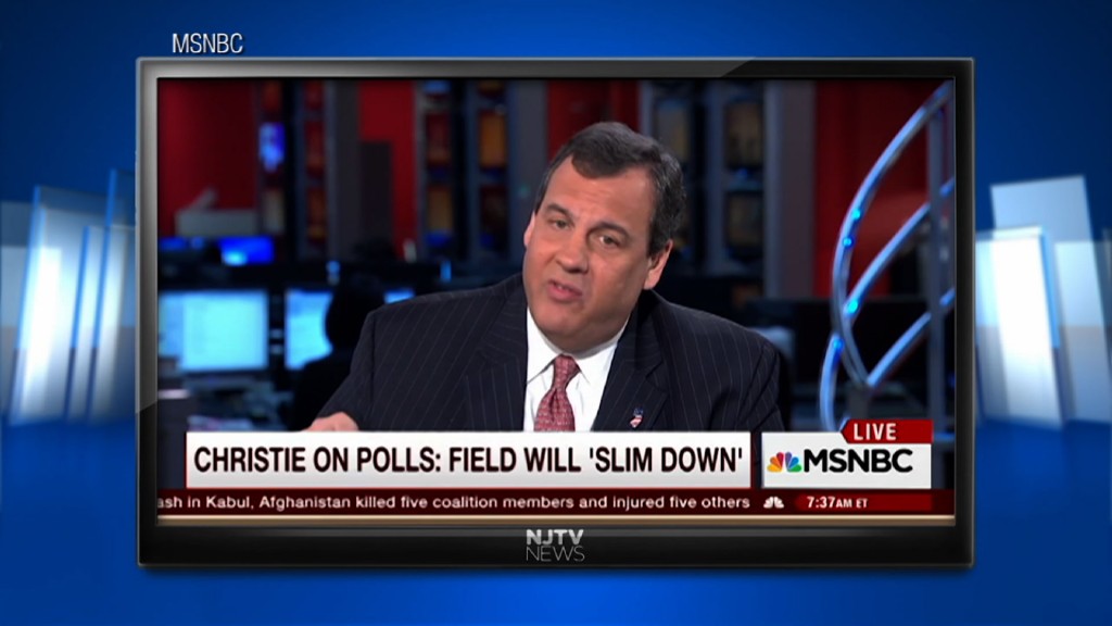 Christie Reiterates Poll Numbers’ Futility on National Media