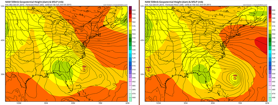 NJTV News Weather: Joaquin Strengthens and Drifts South; Threat to New Jersey Diminishing