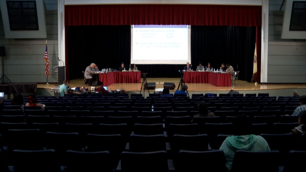 Cerf Reassures Nearly Empty Auditorium That Newark’s School Budget is in Order