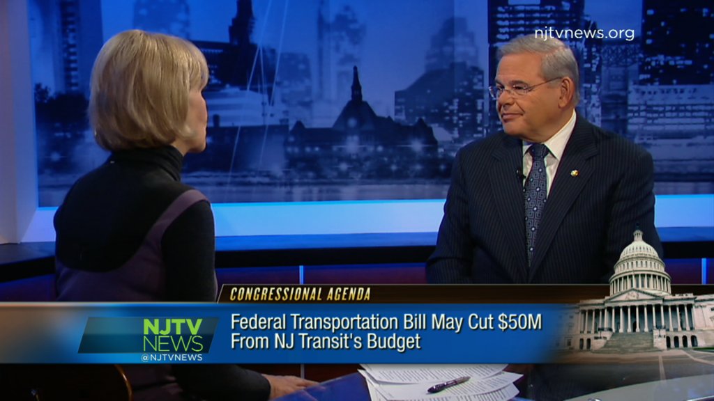 Menendez Talks Gateway Tunnel Funding and Solving the Foreclosure Crisis