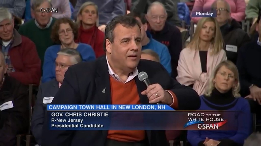 Christie Continues Slow Climb at 43rd Town Hall in New Hampshire