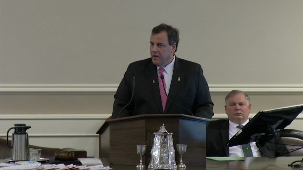 Christie Addresses New Hampshire Legislature