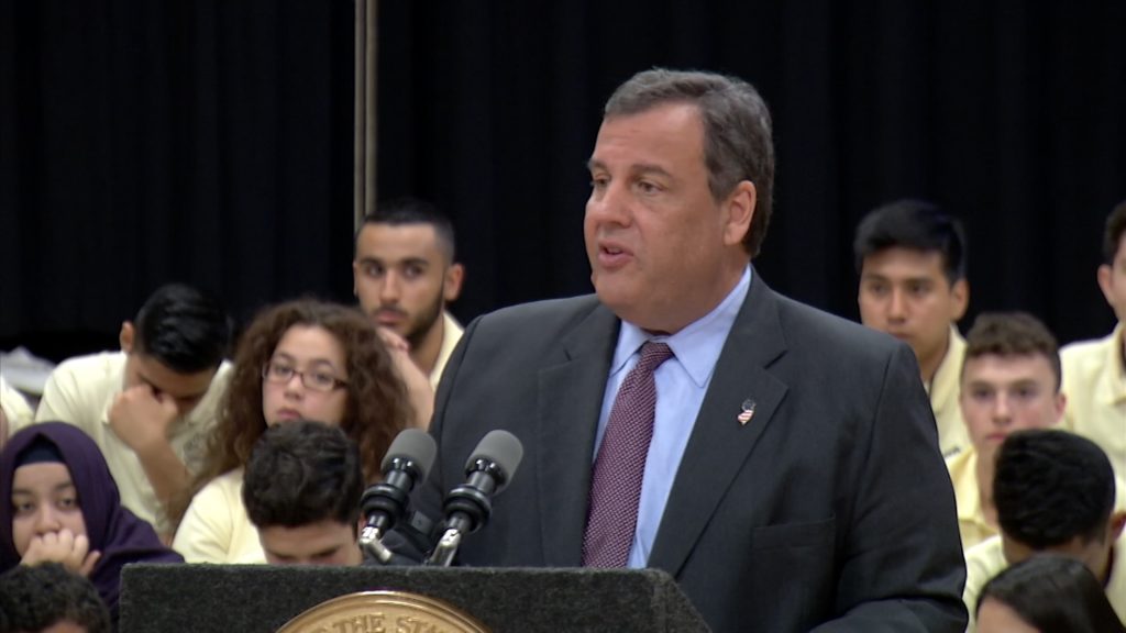 Governor Visits Charter Schools, Sidesteps Questions on Revenue Projections, Atlantic City