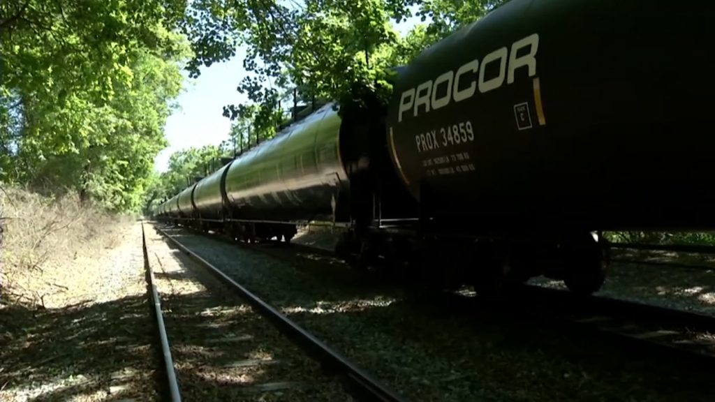Railway Criticized for Storing Flammable Gas in Tankers