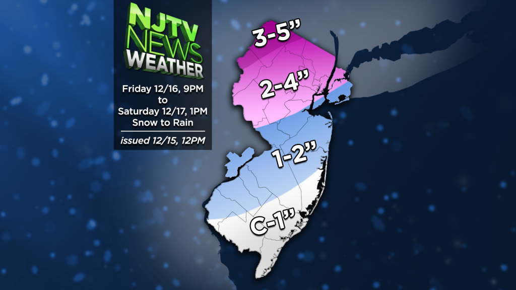 Arctic Chill Today, First Widespread Snow Friday Night