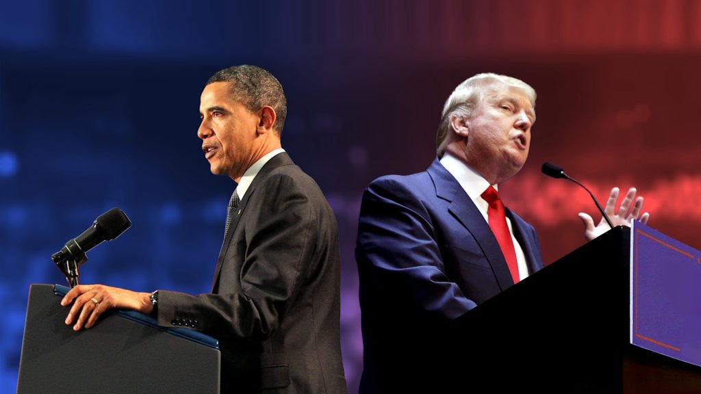Obama Speech, Trump Press Conference Offer Contrasts of Style