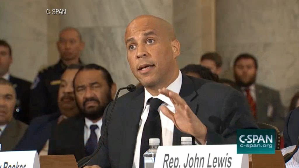 Sen. Booker Testifies Against Jeff Sessions for AG