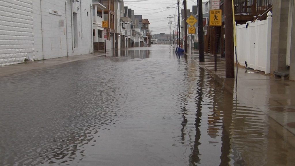 Storm Causes Flooding, Beach Erosion at Jersey Shore
