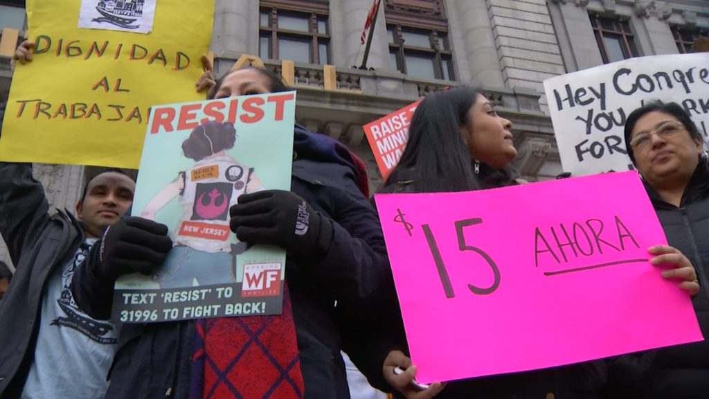 Union Workers Rally Against Labor Secretary Nominee