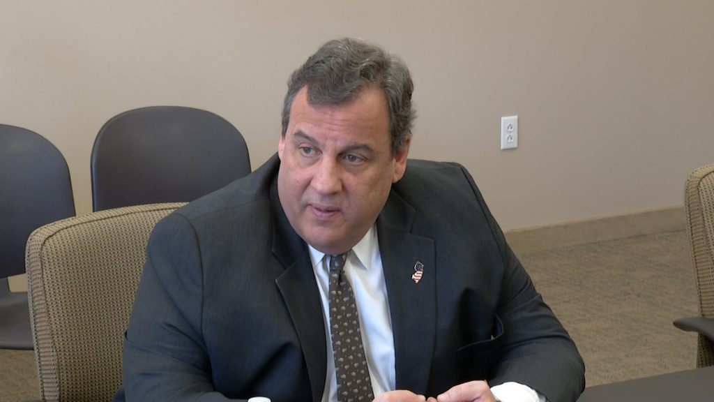 Christie Speaks About Addiction at Treatment Center
