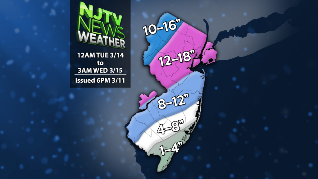 Major Winter Storm on Tap for Tuesday