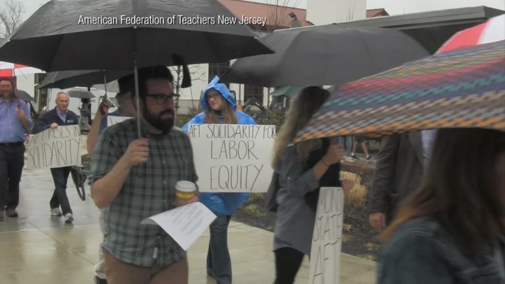 College Professors Fed Up with Lack of Contract